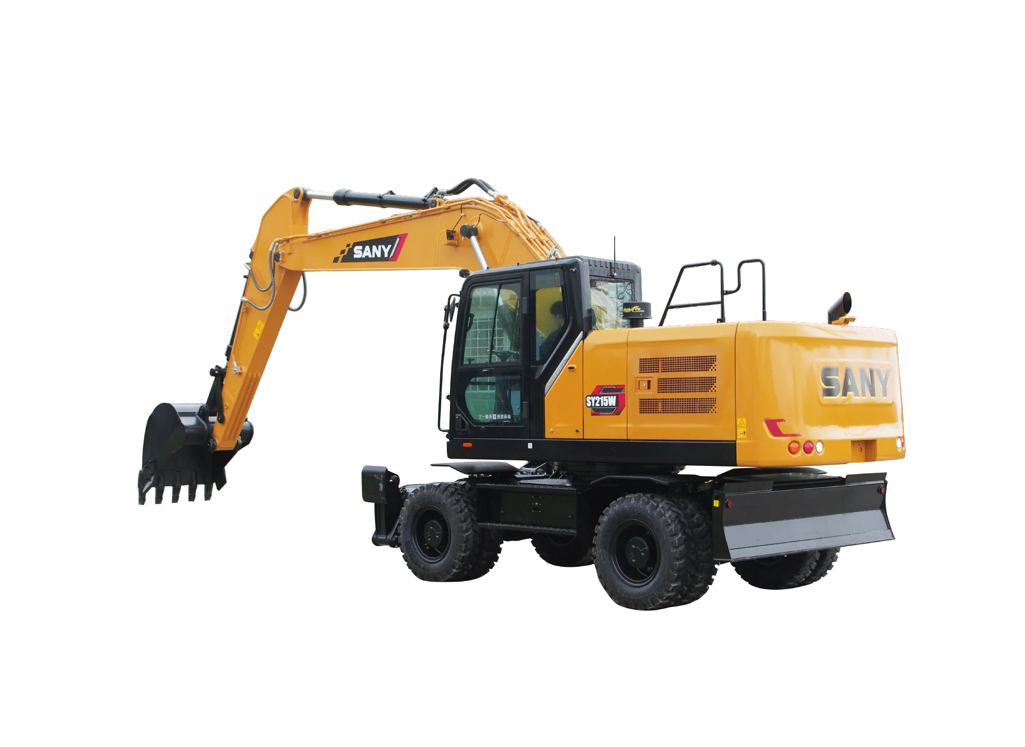 Экскаватор Sany SY215W: надёжность, низкий расход топлива и высокая производительность