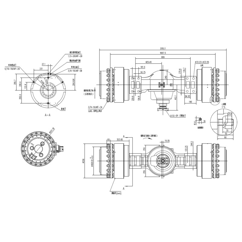 Ведущий мост NF30