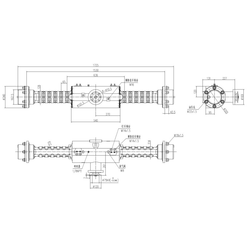 Ведущий мост NK111