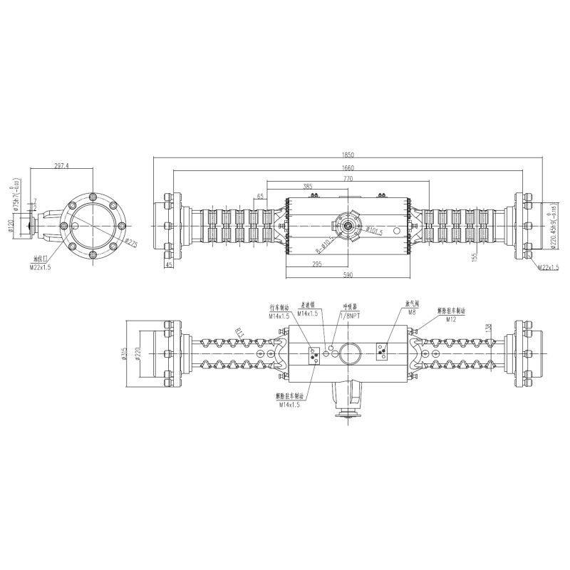 Ведущий мост NK112