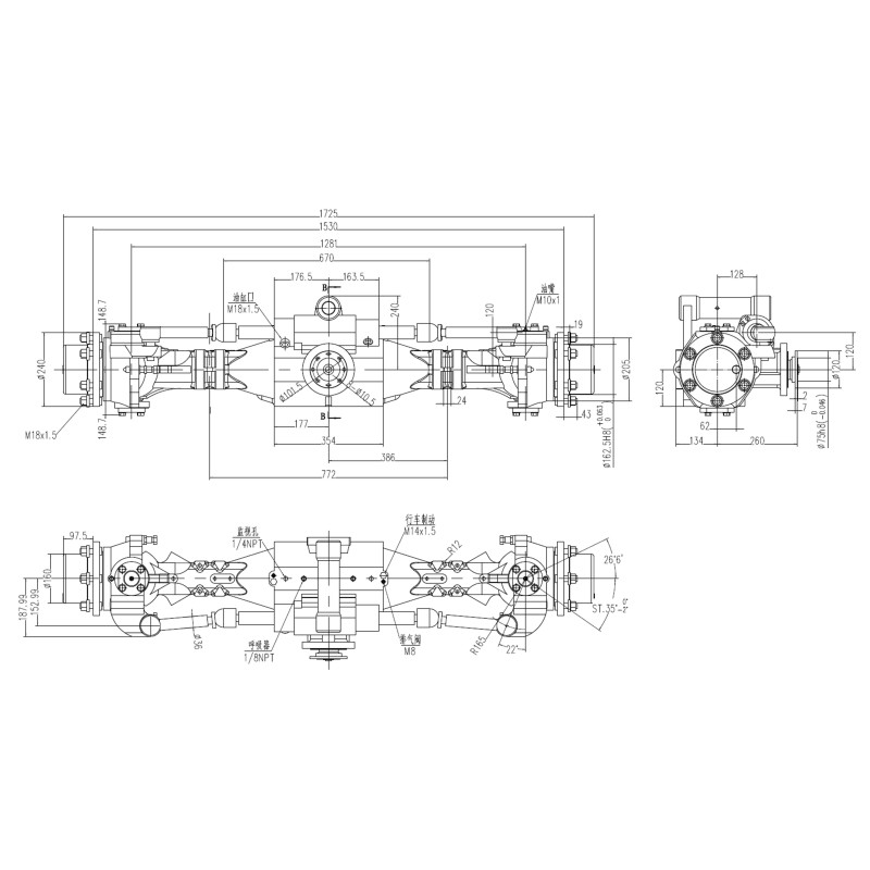 Ведущий мост NK211