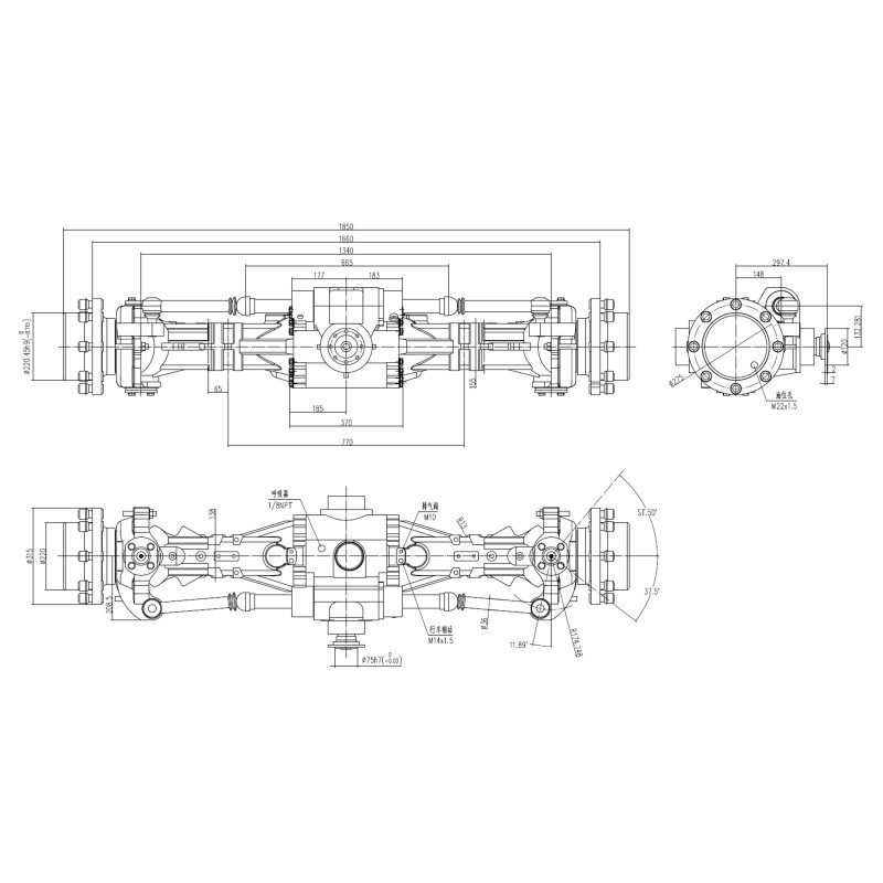 Ведущий мост NK212