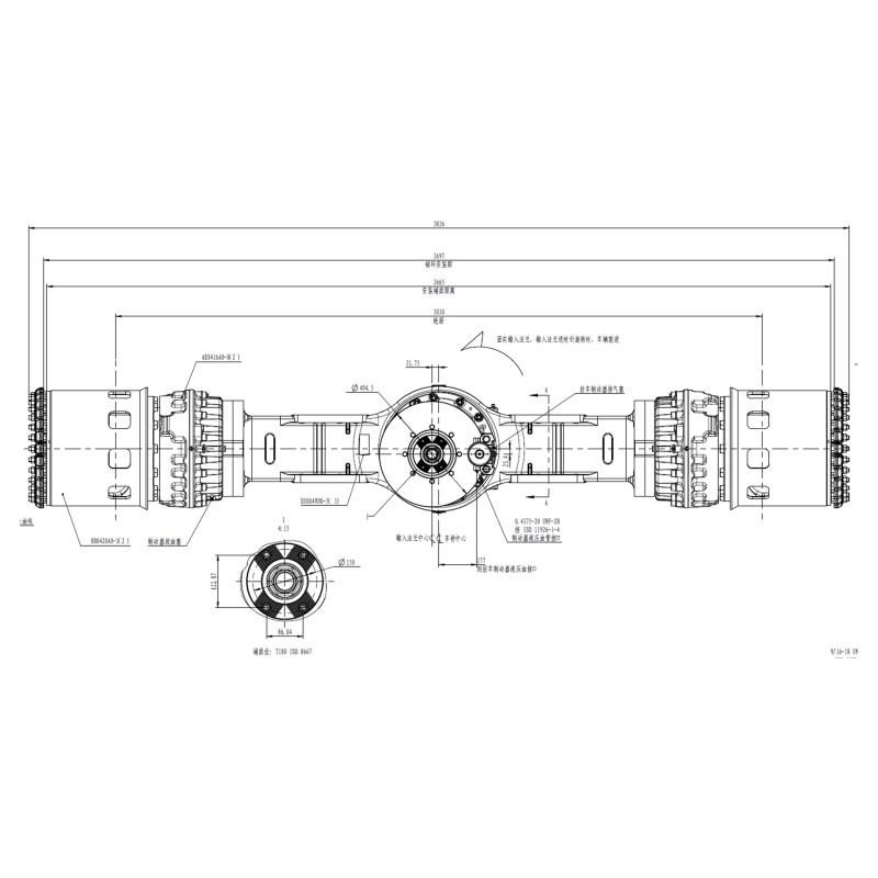 Ведущий Мост PRC7534 (111 тонн)