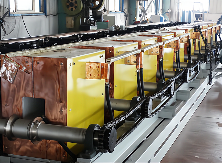 Комплексное оборудование для нагрева стальных заготовок и прокатки арматуры