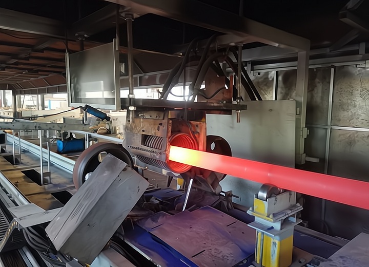 感应加热设备-钢管内壁喷涂1