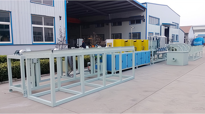 Линия по производству индукционного нагрева и термической обработки стальных прутков