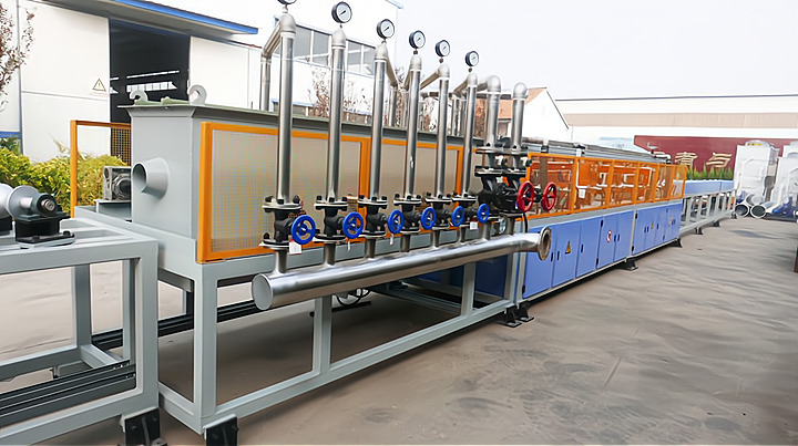 Индукционная линия термообработки стальных прутков: закалка и отпуск в одном цикле, производительность до 1 т/ч