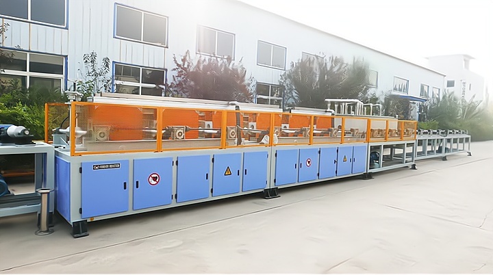 Система индукционной термической обработки нефтяных бурильных труб (бурильных штанг)