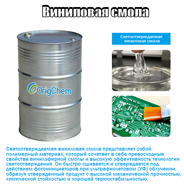 Светоотверждаемая  виниловая смола