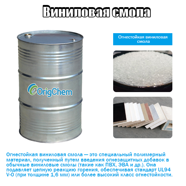 Огнестойкая виниловая смола