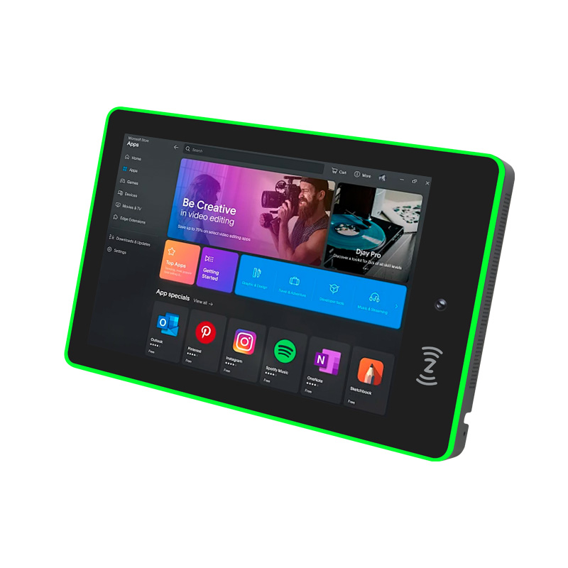 10.1″ Планшет для бронирования переговорных | Android 14, RK3576, POE, NFC, LED-подсветка с 4 сторон