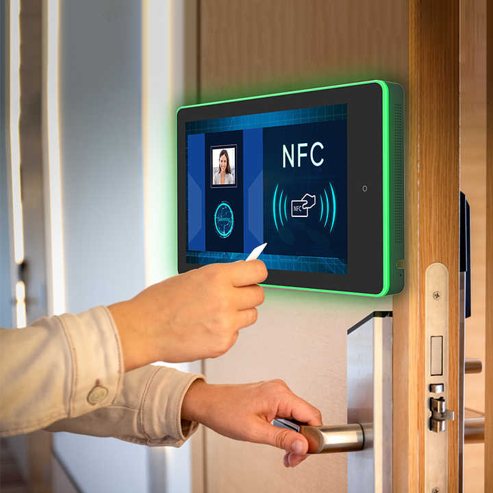 13,3-дюймовый RK3399 Планшет для планирования конференц-залов PoE NFC настенный конференц-планшет Android окружающий светодиодный свет