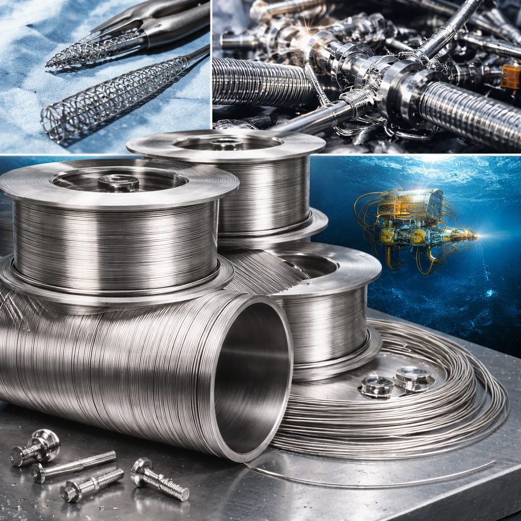 Титановая проволока: 6 ключевых характеристик марок, стандартов и областей применения