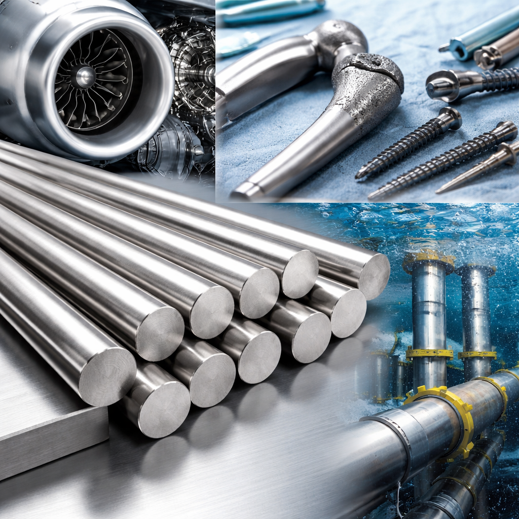 Титановый пруток: 7 ключевых фактов о марках, стандартах и областях применения