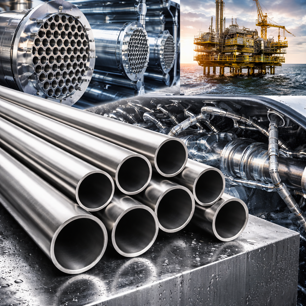 Титановая труба: 8 ключевых аспектов марок, стандартов и областей применения