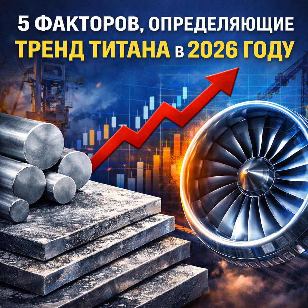 5 ключевых трендов в динамике рынка титана в 2026 году: анализ и перспективы