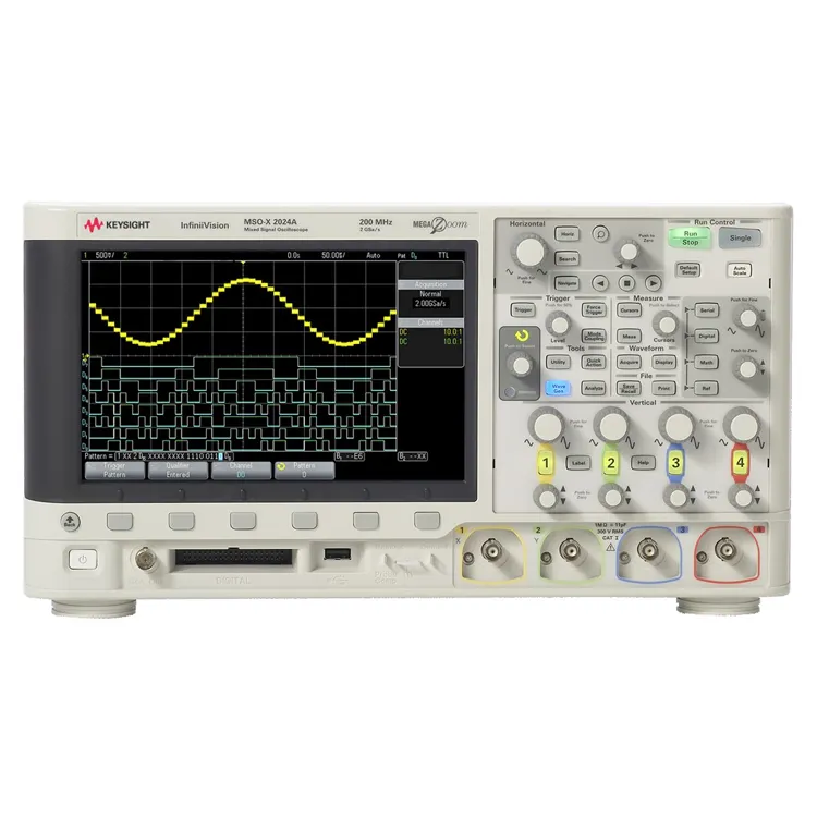 Прибор для измерения осциллографа Кисайт/ Agilent DSOX2004A 70 МГц, 4 аналоговых канала