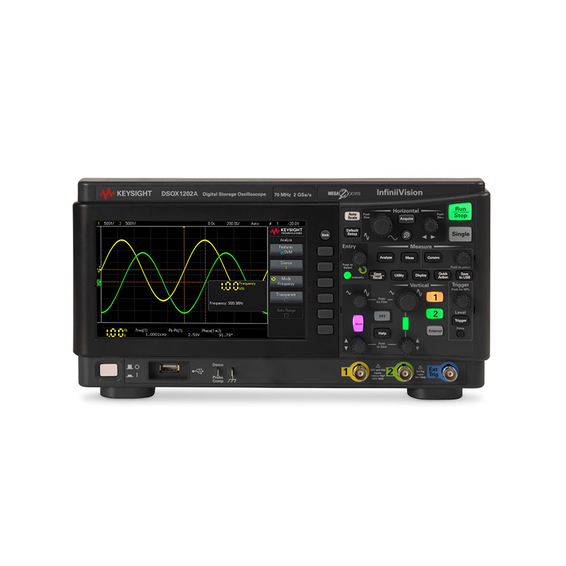 Осциллограф DSOX1202A: 70/100/200 МГц, 2 аналоговых канала