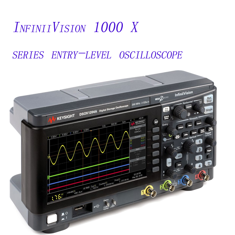 Китай Осциллограф DSOX1204A 70/100/200 МГц 4 аналоговых канала Кисайт общий электронный тест завод Производитель - ООО НАНКИН ДАОЦЕ ЭЛЕКТРОНИКС