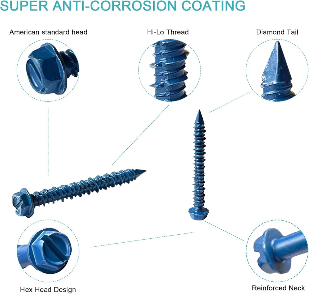 2024.12.02 Self tapping screw : Шурупы по бетону с шестигранной головкой от DD Fasteners — ваше лучшее решение для анкеровки