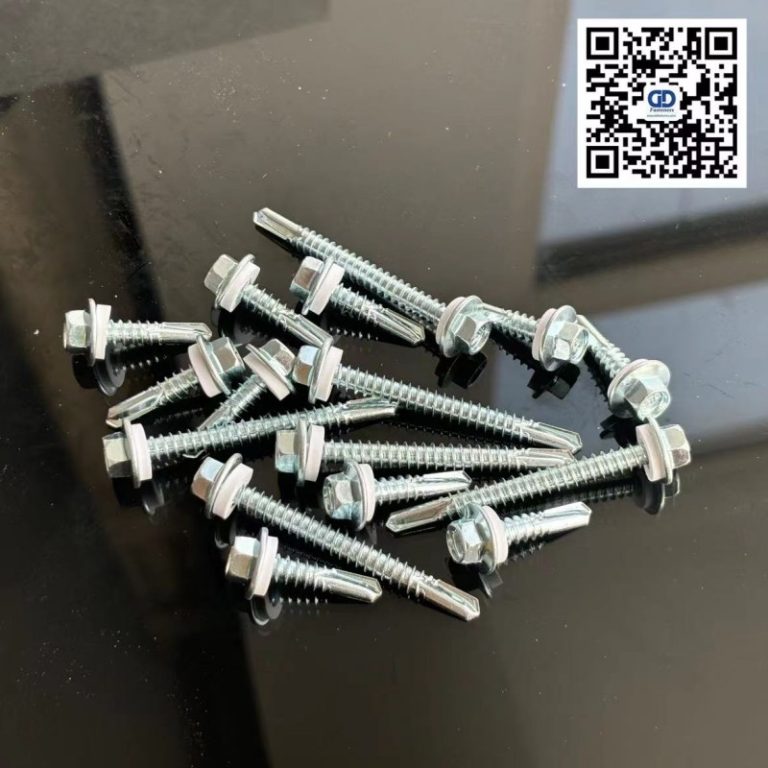 Саморез кровельный сверлоконечный с шестигранной головкой и шайбой EPDM (DIN 7504K) / Hex washer head self drilling screw - Handan Nail Trading