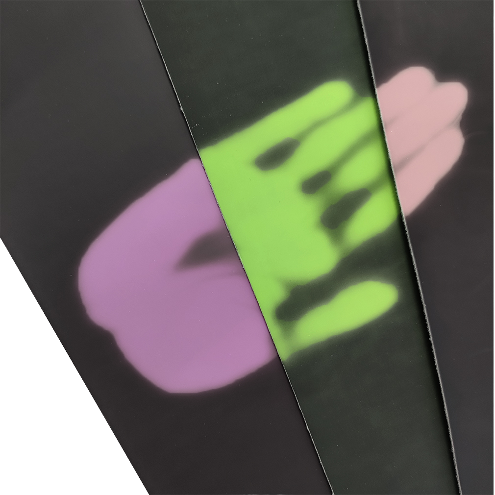 Термохромная искусственная кожа PU