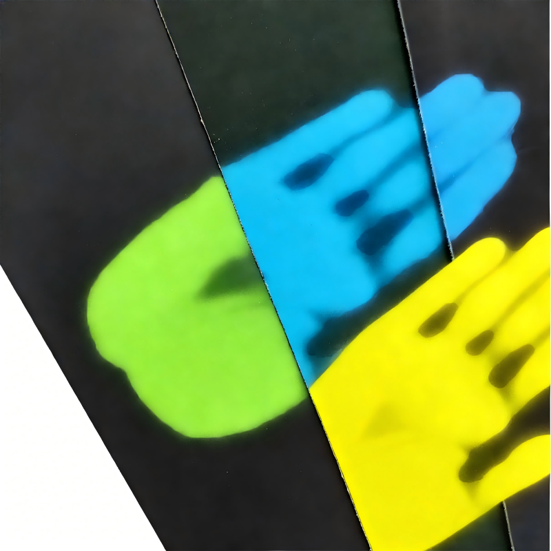 Термохромная искусственная кожа PU