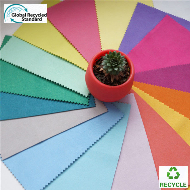 GRS переработанная микрополотняная штрафная кожа с сертификатом GRS TC для обуви, салона автомобиля, внутренней отделки коробок