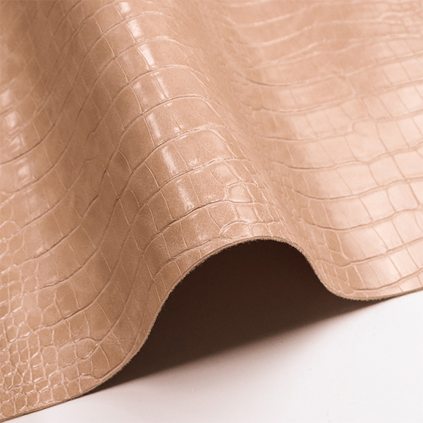 ZG358Яркие цвета масляного крокодилового зерна ПВХ искусственной кожи