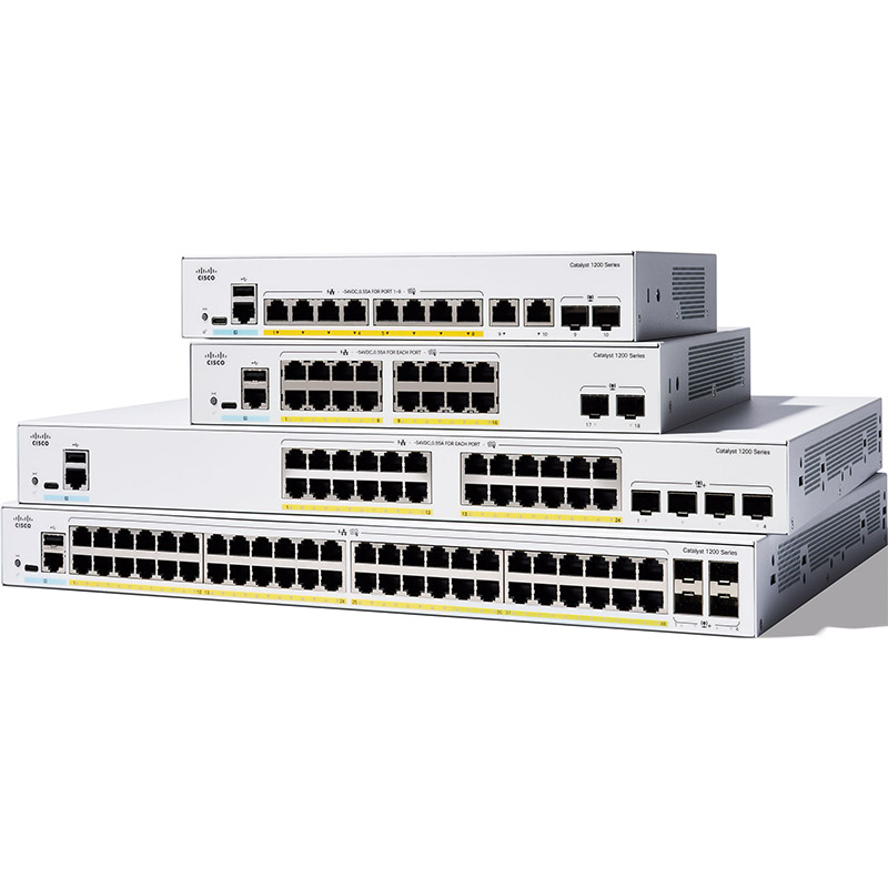 Оммутаторов Cisco Catalyst серии 1200  C1200-24P-4G