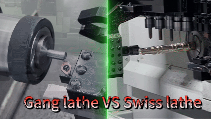 gang lathe vs swiss lathe