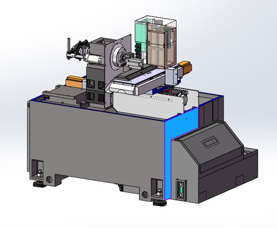 ЧПУ токарный станок с горизонтальной станиной