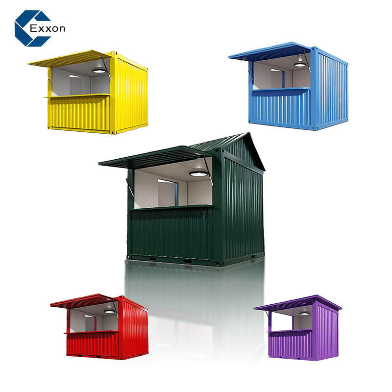 Уличный мобильный контейнерный дом 10 футов