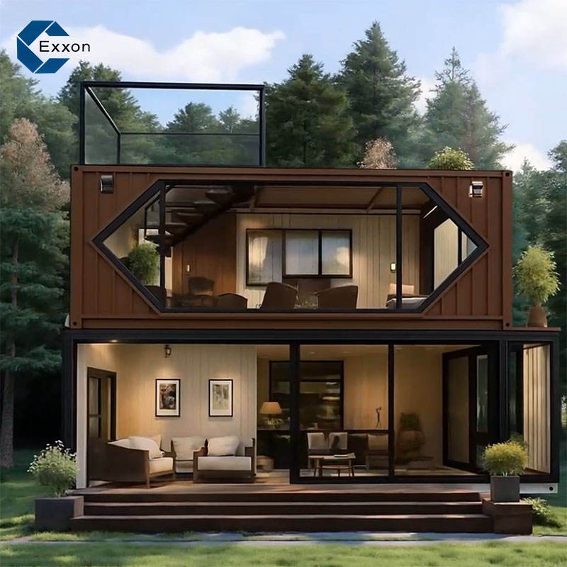 Сборный роскошный контейнерный дом с 3 спальнями