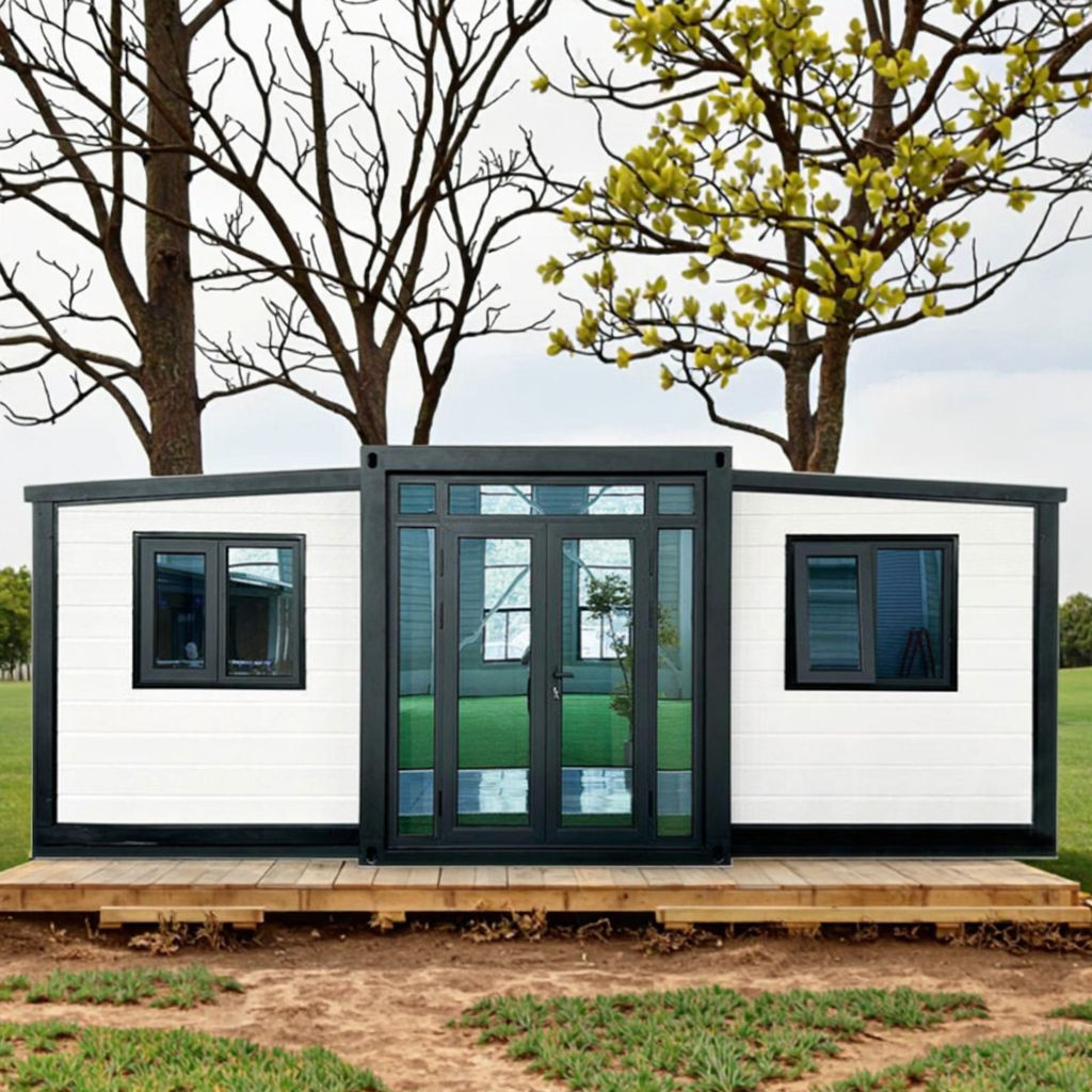 20-футовые и 40-футовые складные расширяемые контейнерные дома