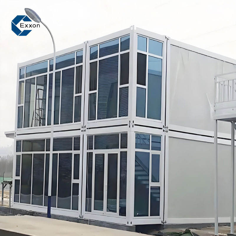 20-футовый двухэтажный разборный контейнерный дом