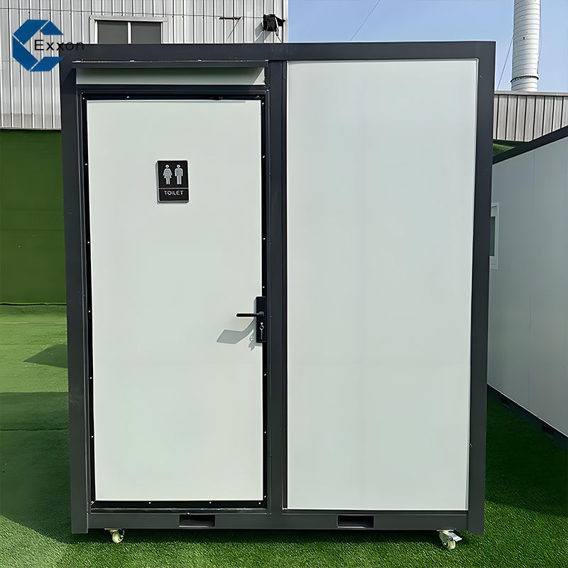 Портативный индивидуальный уличный мобильный контейнерный туалет с душем