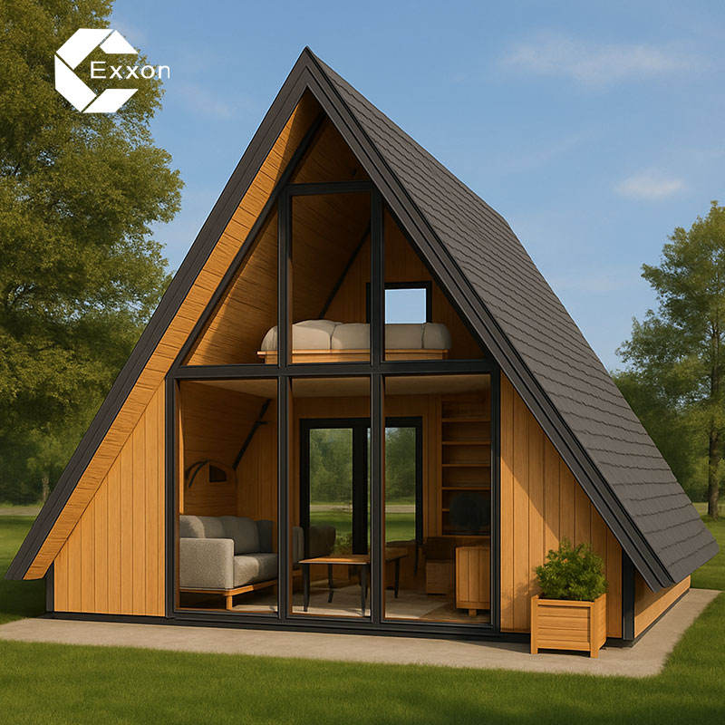 Быстровозводимые роскошные дома-треугольники из стальных конструкций