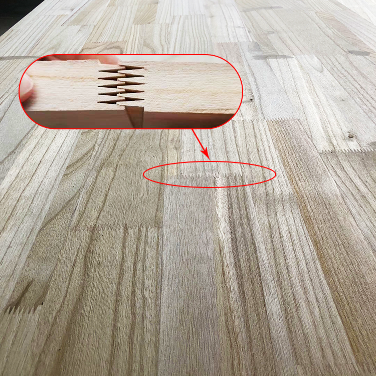 Доска из массива павловнии толщиной 16 мм (18 мм), соединение «шип-паз», павловния FJ.