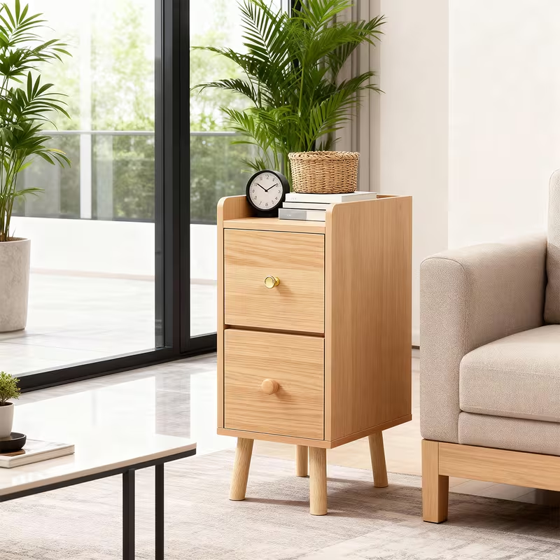 Деревянные тумбочки шкафы ящики шкафы маленькие боковые столы тумбочки шкафы для хранения для спальни гостиная шкафы ящики шкафы настольные лампы письменные столы небольшие пространства общежития квартиры