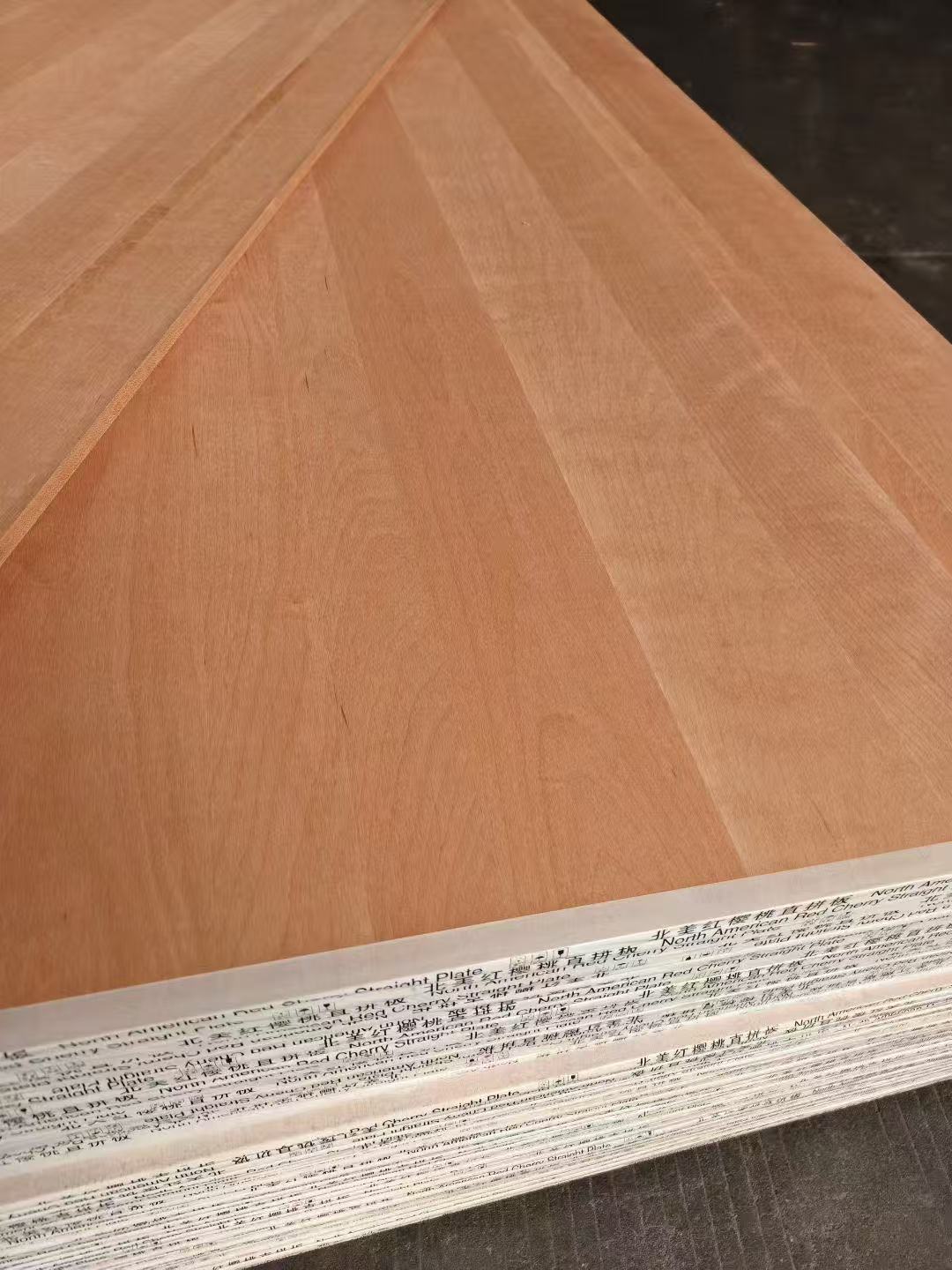 СевернаяАмерика Красная вишня прямая доска натуральная сплошная доска мебель шкафы гардероб отделка