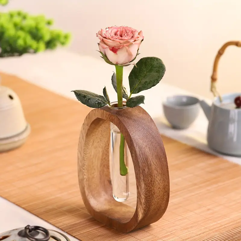 Черный орех, цельные деревянные вставки, креативное прозрачное стекло, рабочий стол, цветы, цветочные вставки, маятники