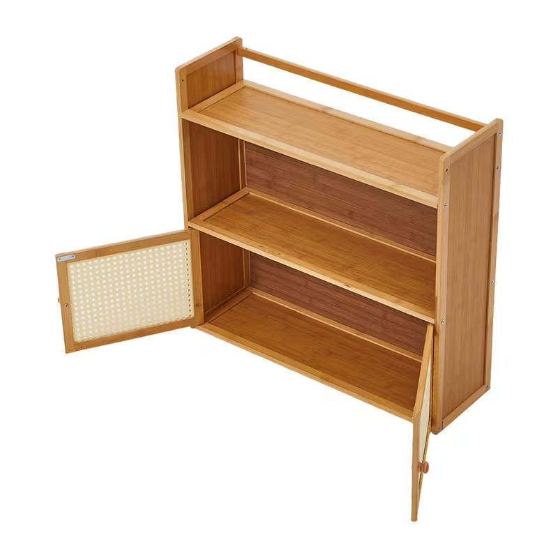 Организатор офисной столовой в стиле Vintage, многоуровневая деревянная стойка для хранения украшений, зелености или принадлежностей, с ящиками или без них, экономичный дизайн, натуральный