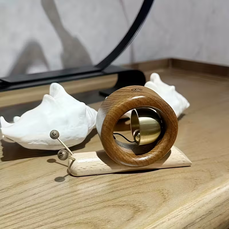 Допаминовый улиточный дверной звонок с напоминанием для входной двери и холодильника, медный колокольчик для уведомления о посетителях в магазине