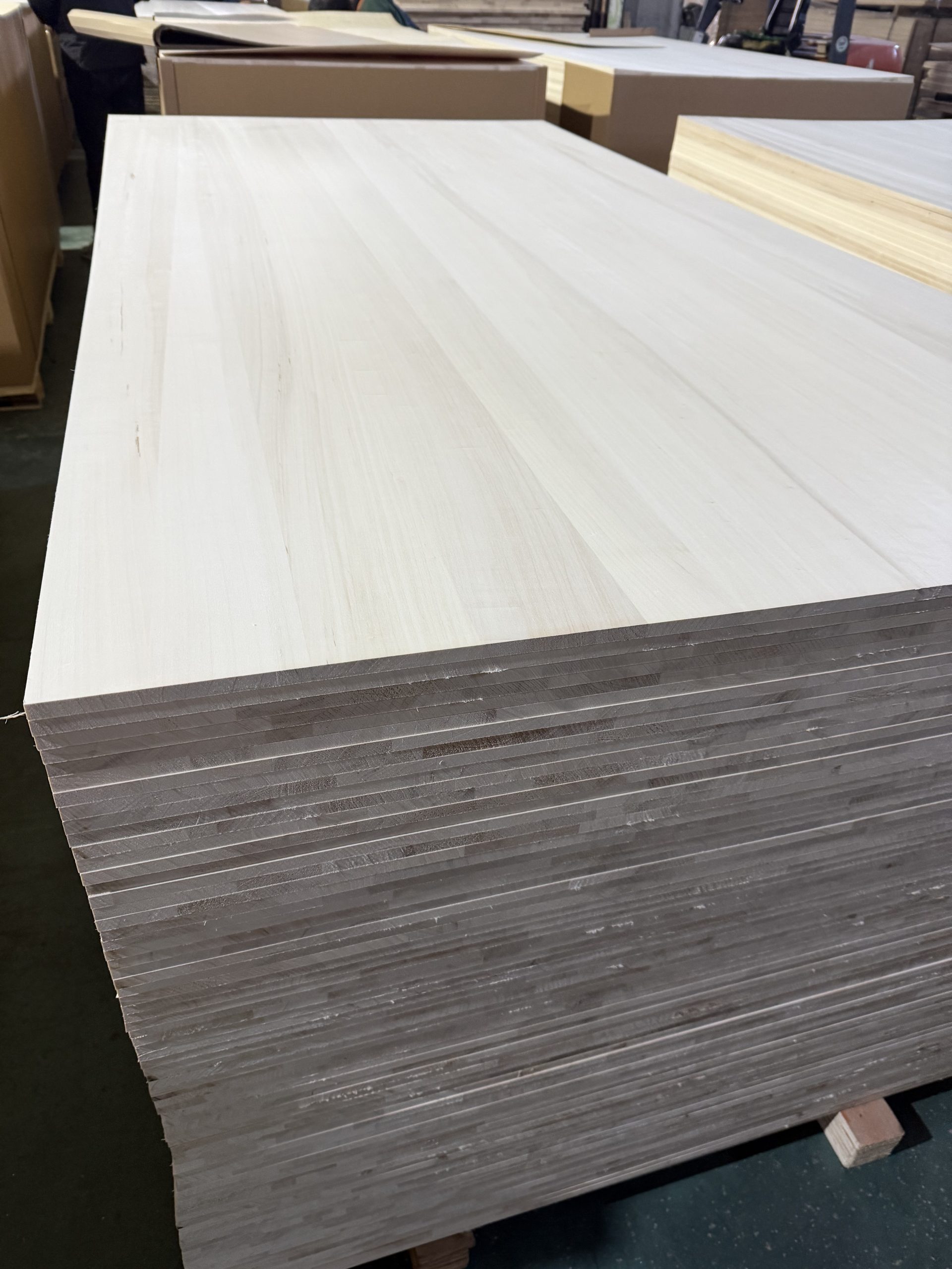 Производитель прямая продажа отбеливающего тунгового дерева цельного дерева мебели пенопласта доски