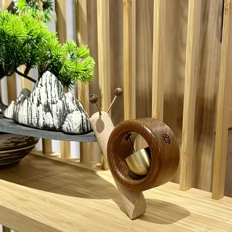 Допаминовый улиточный дверной звонок с напоминанием для входной двери и холодильника, медный колокольчик для уведомления о посетителях в магазине