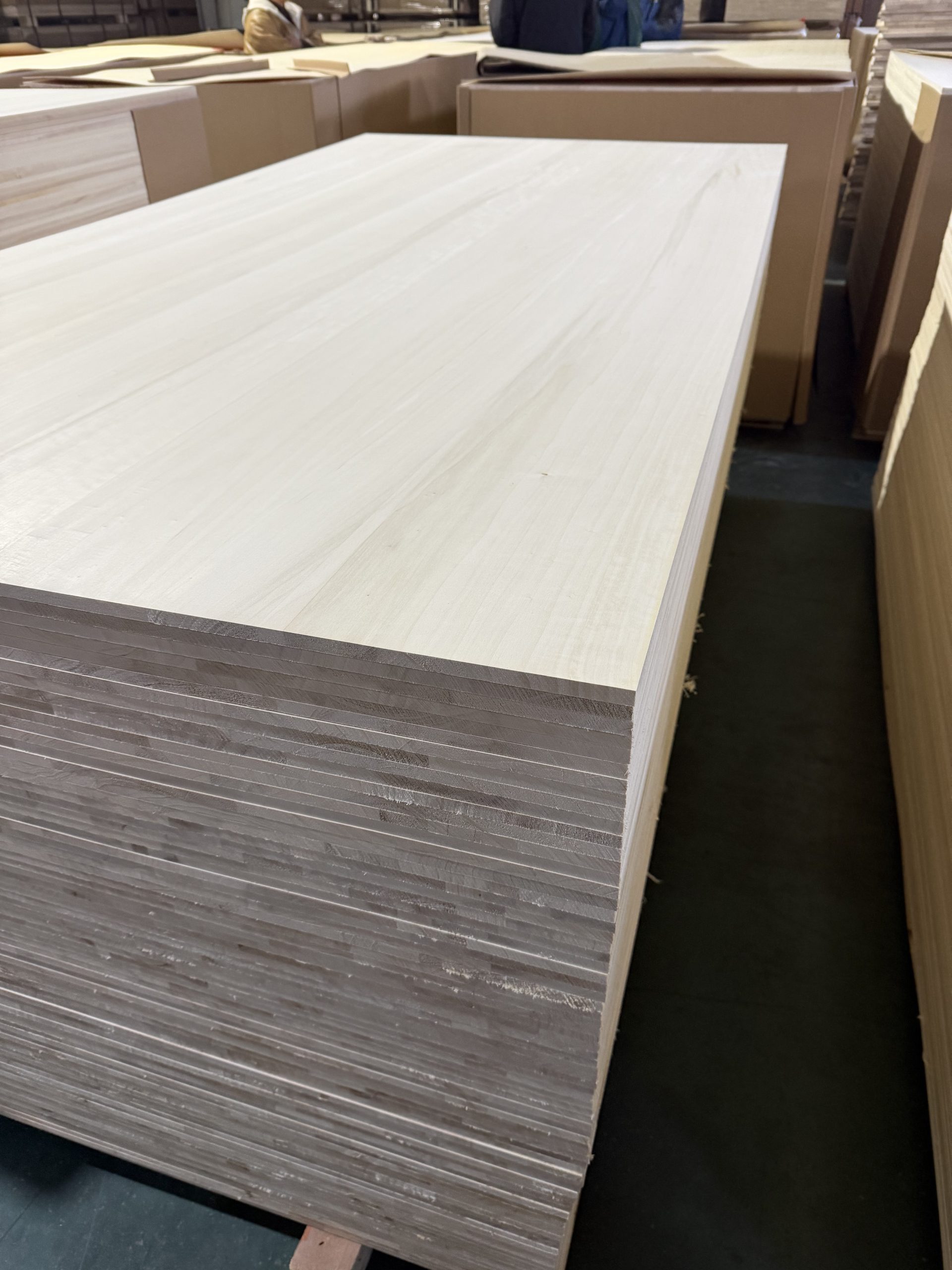 Производитель прямая продажа отбеливающего тунгового дерева цельного дерева мебели пенопласта доски