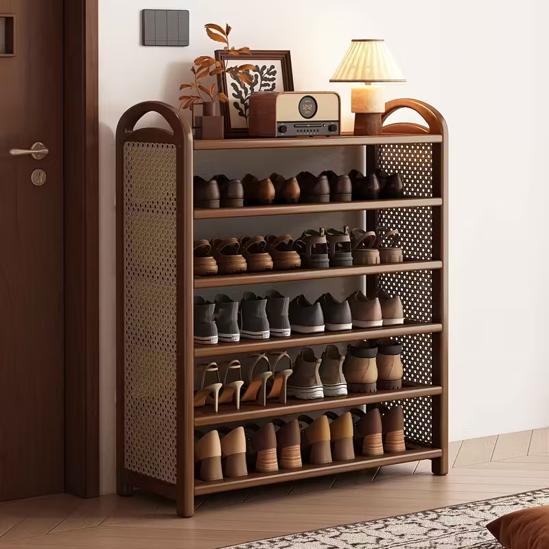 1pc Shoe Rack, Shoe Cabinet, Narrow Shoe Rack, Shoe Rack, Small Shoe Rack, High Shoe Rack, Easy Installation Shoe Rack for Doorway Home Against Wall, 5-Layer Large-Capacity Shoe Rack, Shoe Rack