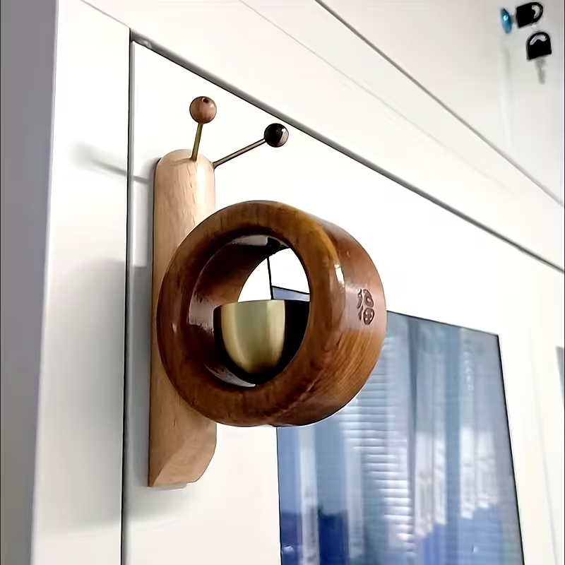 Допаминовый улиточный дверной звонок с напоминанием для входной двери и холодильника, медный колокольчик для уведомления о посетителях в магазине