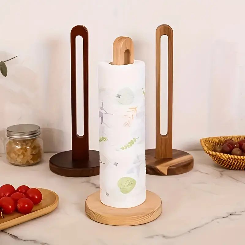Кухонные деревянные салфетки стеллажи для ленивых тряпок цельные деревянные стеллажи для свежих мешков стеллажи стойки для хранения свежей пленки
